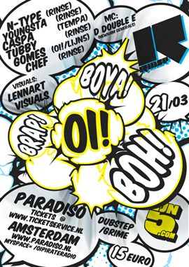 Oi! Dub Attack Edition invites Rinse FM - flyer